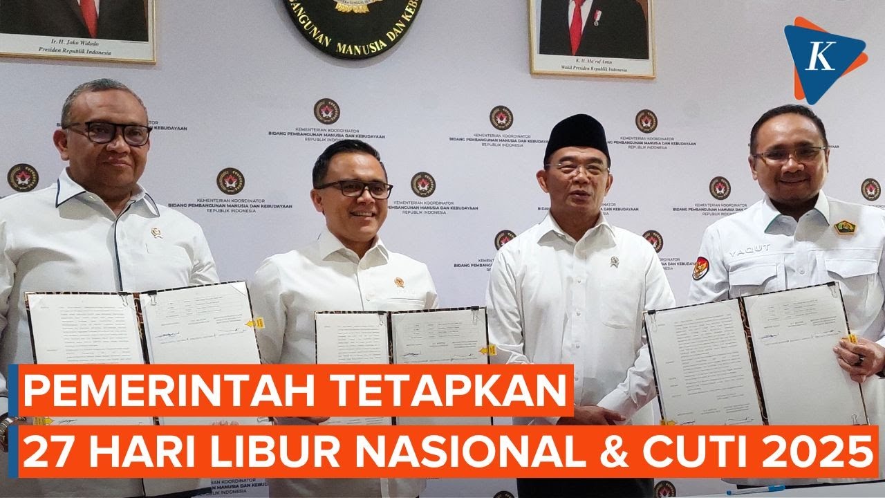 Libur Nasional dan Cuti Bersama 2025 Disetujui 27 Hari 🎉