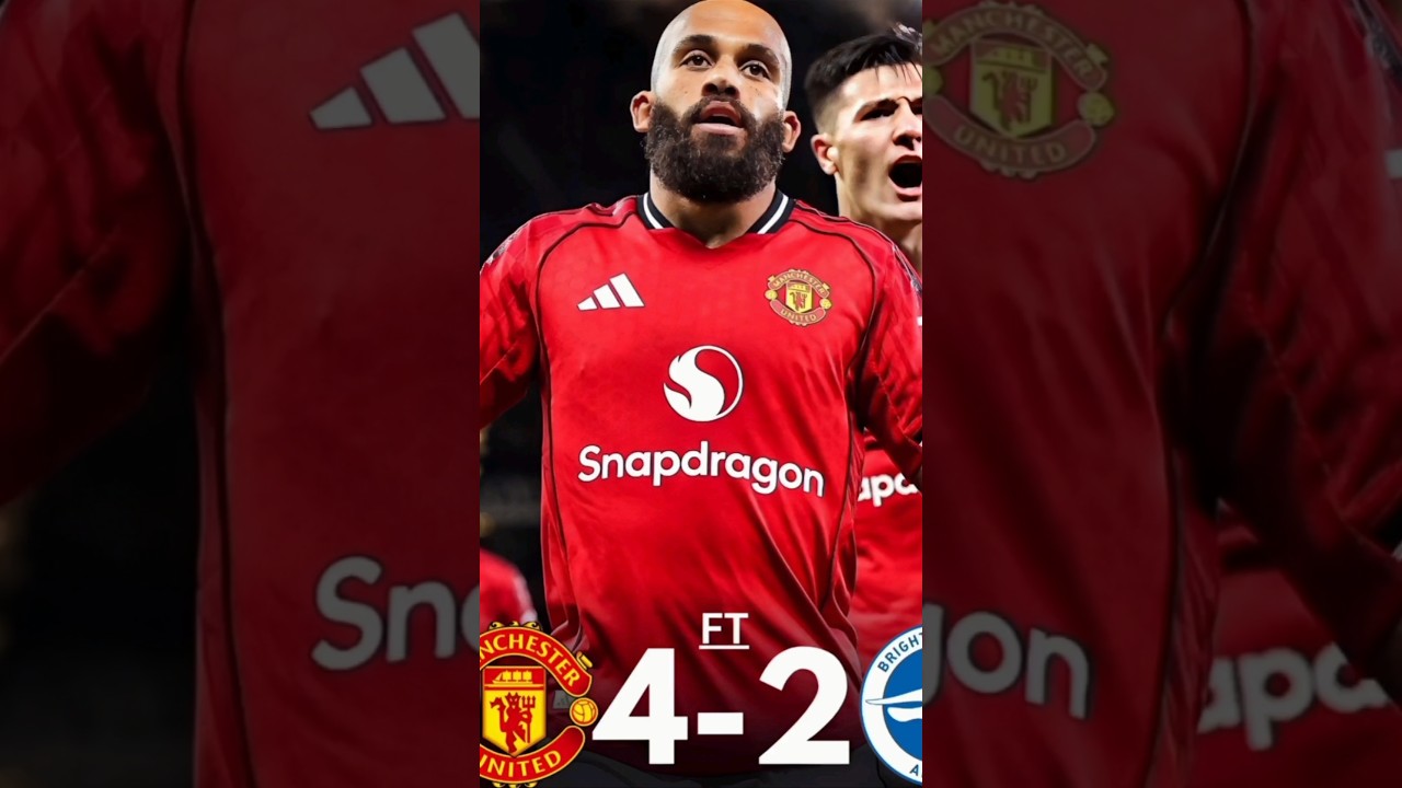 Manchester United's Thrilling 4-2 Victory Over Brighton ⚽️ | Match Highlights