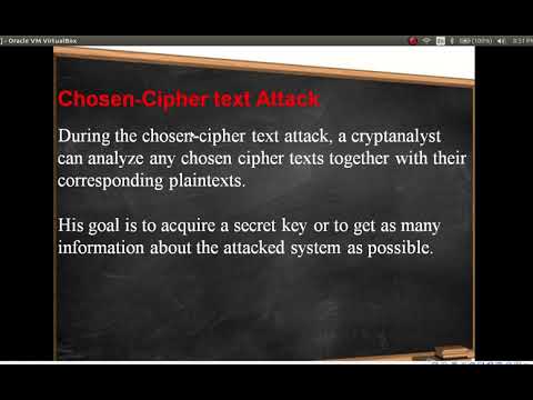 Taxonamy of cryptanalysis