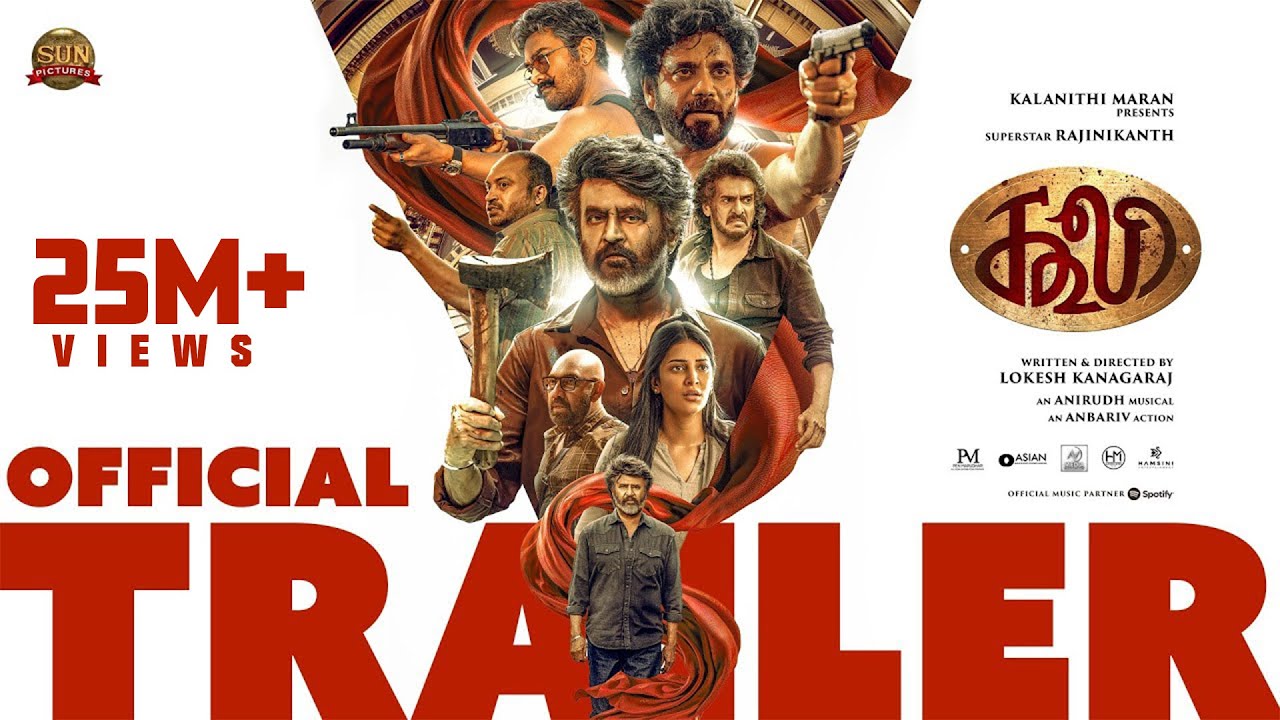 Coolie Official Trailer | Rajinikanth, Lokesh & Anirudh