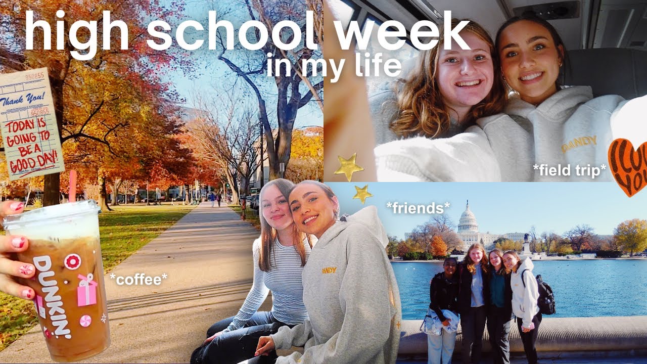 High School Week in My Life Vlog | Friends, Field Trip, Vlogmas Week One
