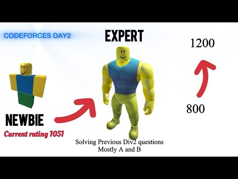 Newbie to expert || codeforces Day 2 live problem solving