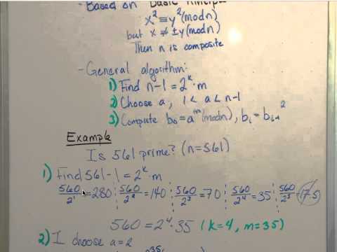 Primality Testing - Miller-Rabin