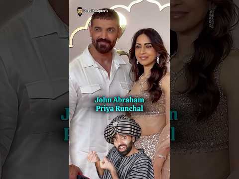 John Abraham & His Wife Priya Runchal Net Worth #bollywood #johnabraham #priyarunchal