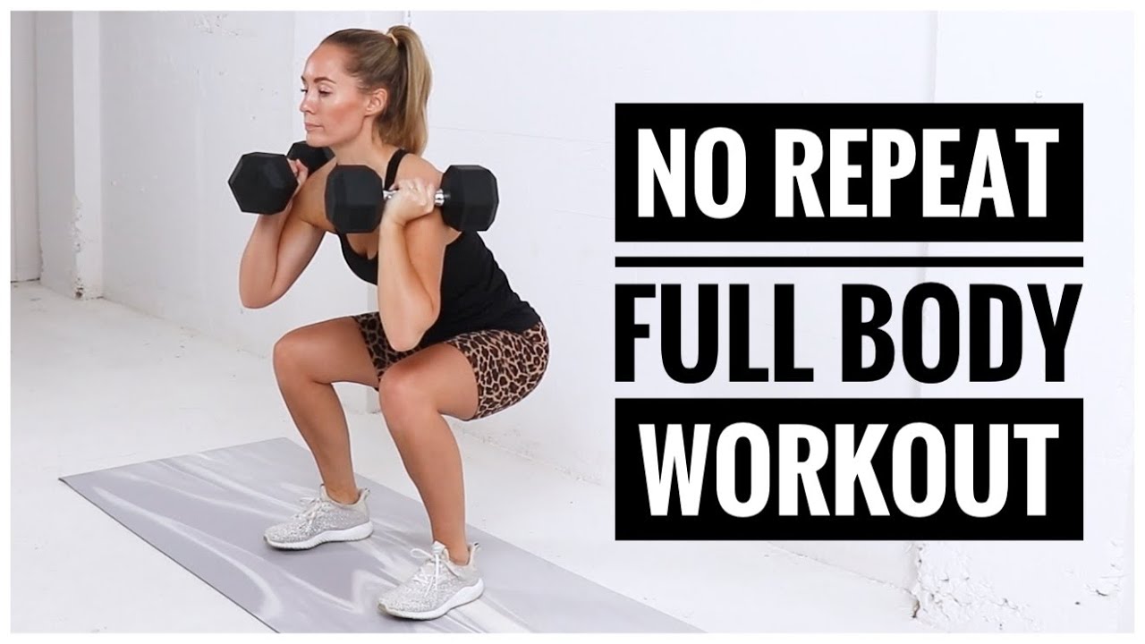 No Repeat Full Body Workout 💪