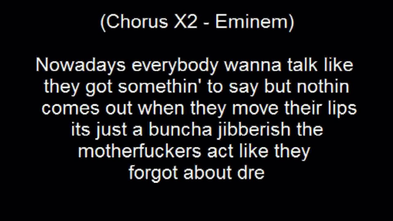 Dr. Dre - Forgot About Dre Lyrics 🎤