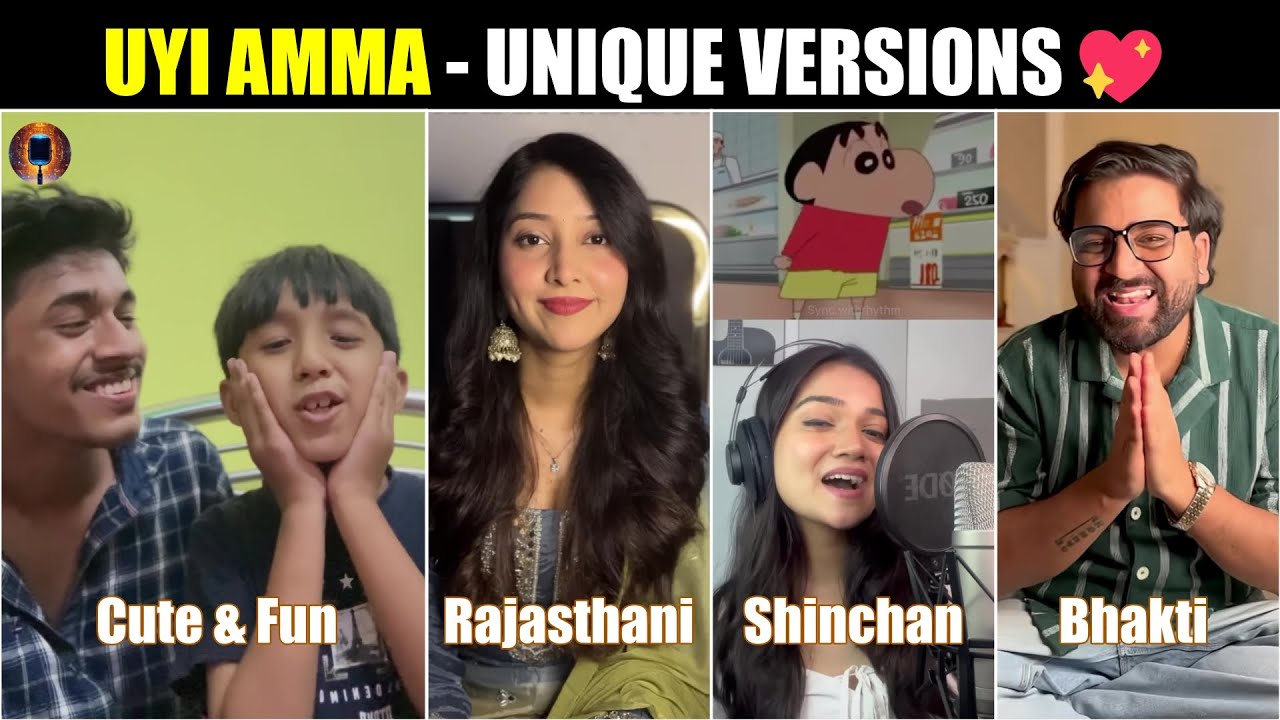 Uyi Amma Unique Versions | Krish Mondal, Rhythm Bhardwaj, Nandini Tyagi, Priyankit Jaiswal