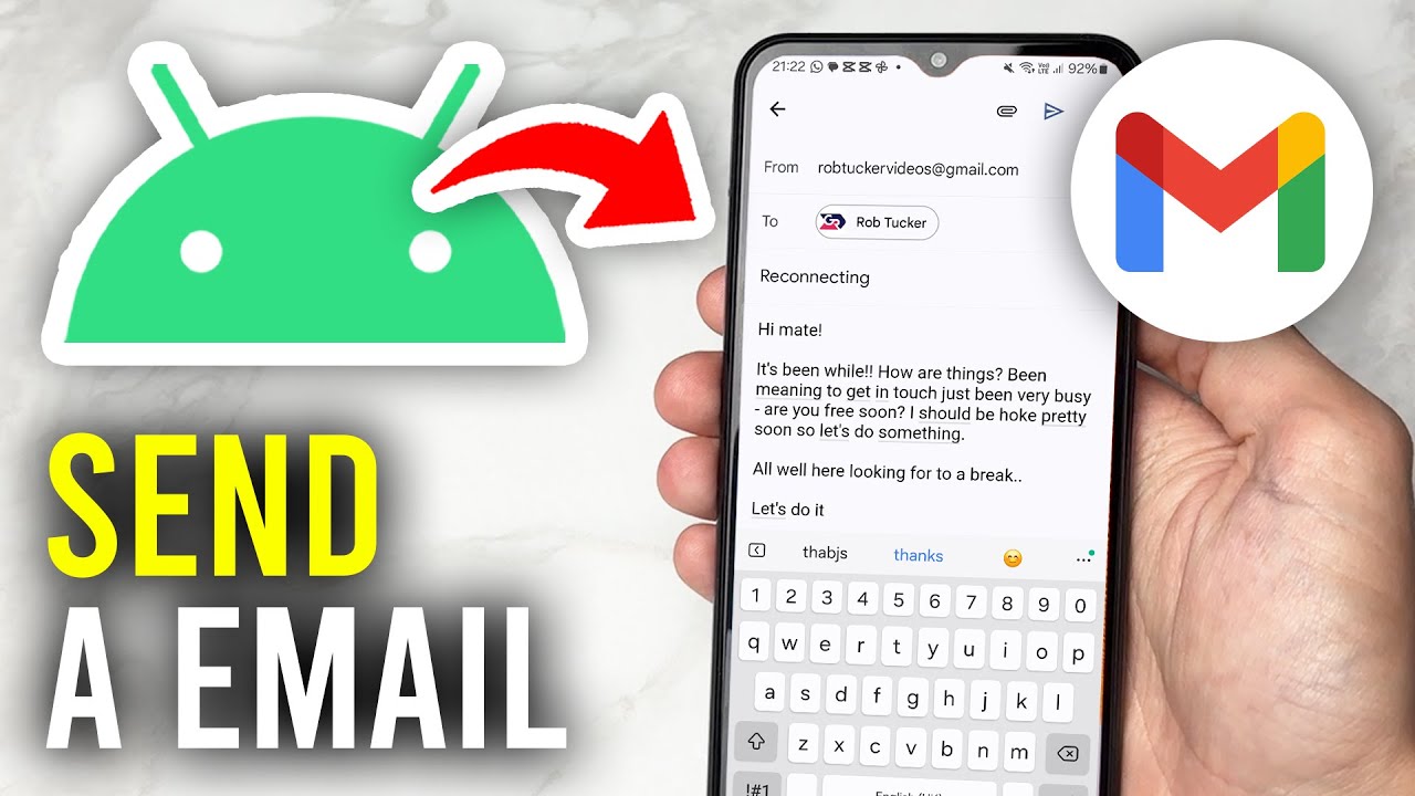 Send Email in Gmail on Android 📧