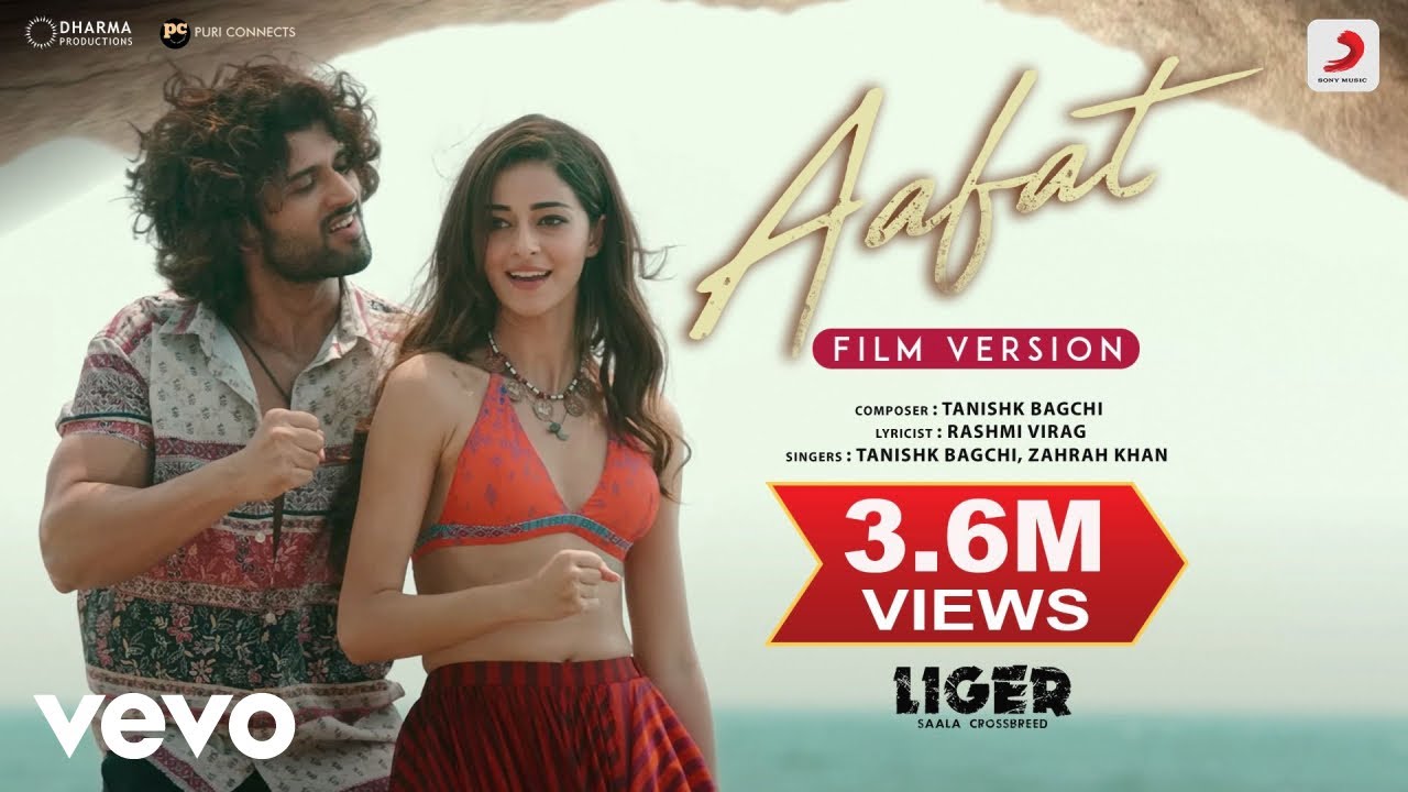 Aafat (Film Version) - Liger | Vijay & Ananya 🎶