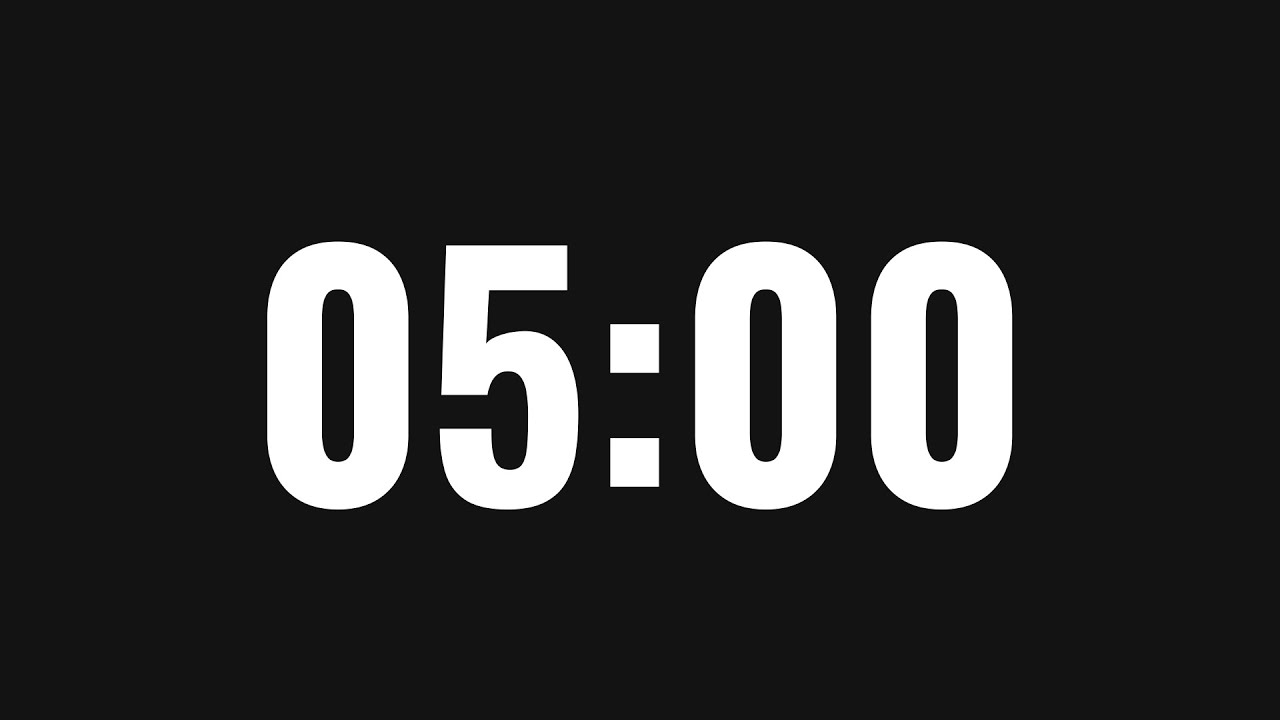 5-Minute Timer with Alarm ⏱️