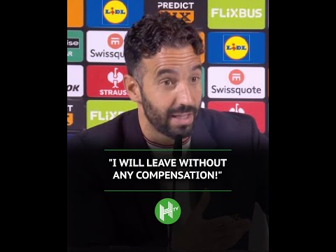 I will LEAVE without any compensation! Ruben Amorim after Europa League final defeat ❌