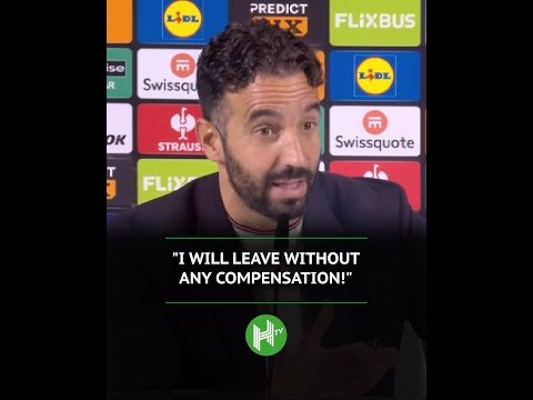 I will LEAVE without any compensation! Ruben Amorim after Europa League final defeat ❌