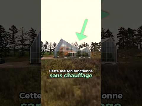 Cette maison fonctionne sans chauffage ! #innovation #maison