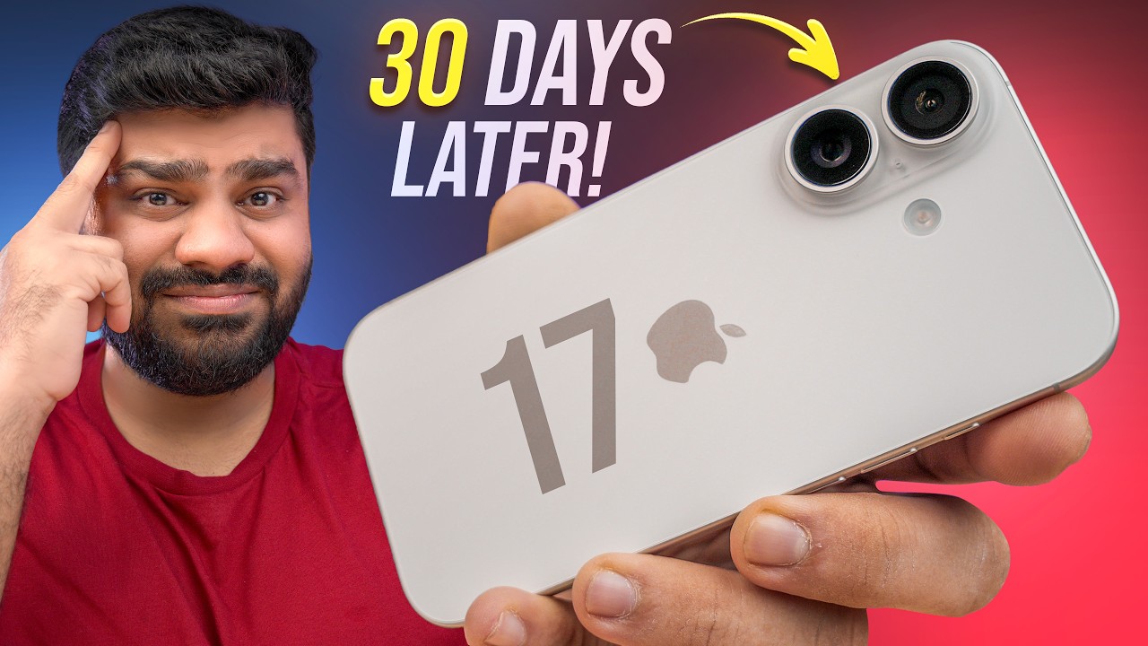 iPhone 17 Full Review After 30 Days: The Truth About Its Premium Feel & Performance 🤔