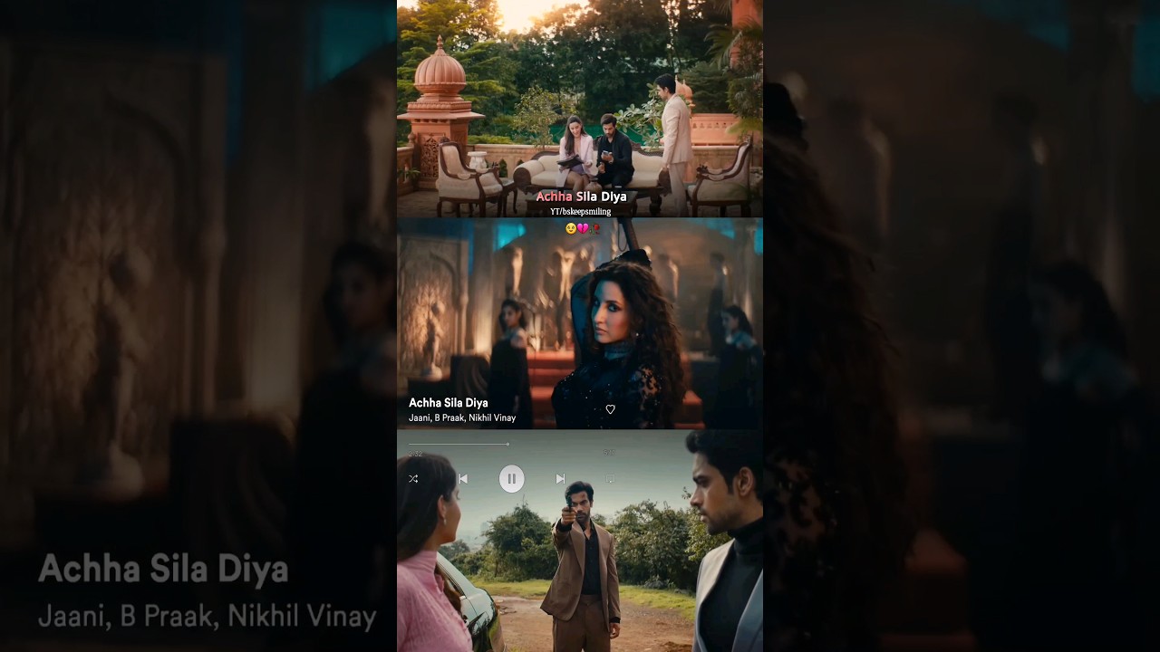 Emotional Hindi WhatsApp Status | Achha Sila Diya by B Praak & More 😢✨