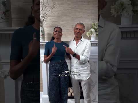 Barack and Michelle Obama take part in the viral trend, and we just love it ❤️🎥: imopodcasts/IG