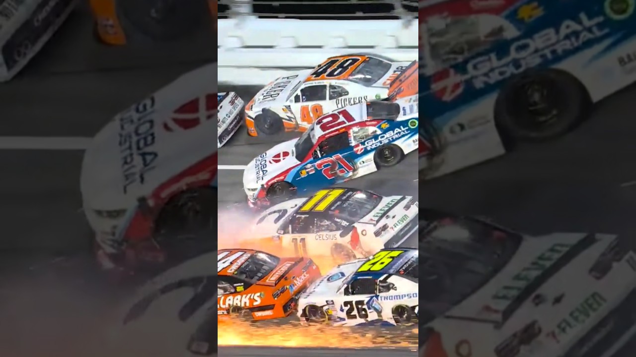Epic Daytona Demolition Derby! ππ₯ | NASCAR Shorts