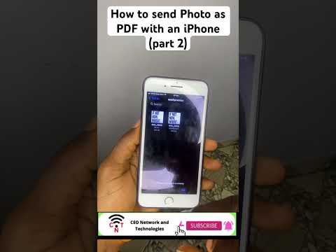 iPhone Recent Hacks. How to send Photo as PDF with an iPhone (part 2)! #iphone #iphonehacks