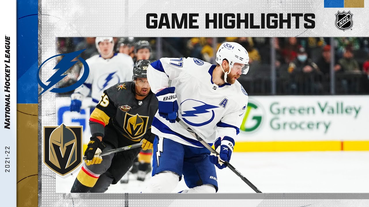 Lightning vs. Golden Knights | Exciting NHL Highlights from 12/21/21 π