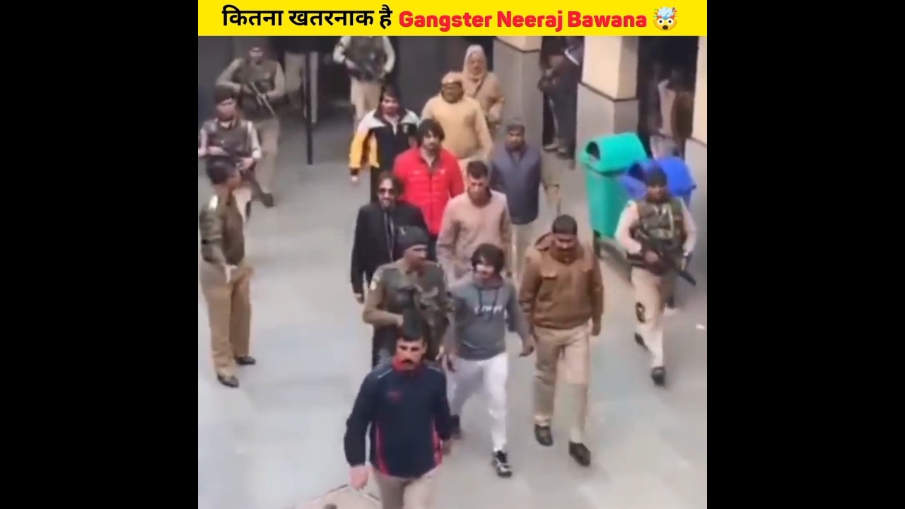 कितना खतरनाक है Neeraj bawana gangster 🤯 | Lawrence bishnoi vs Neeraj bawana #viralvideo