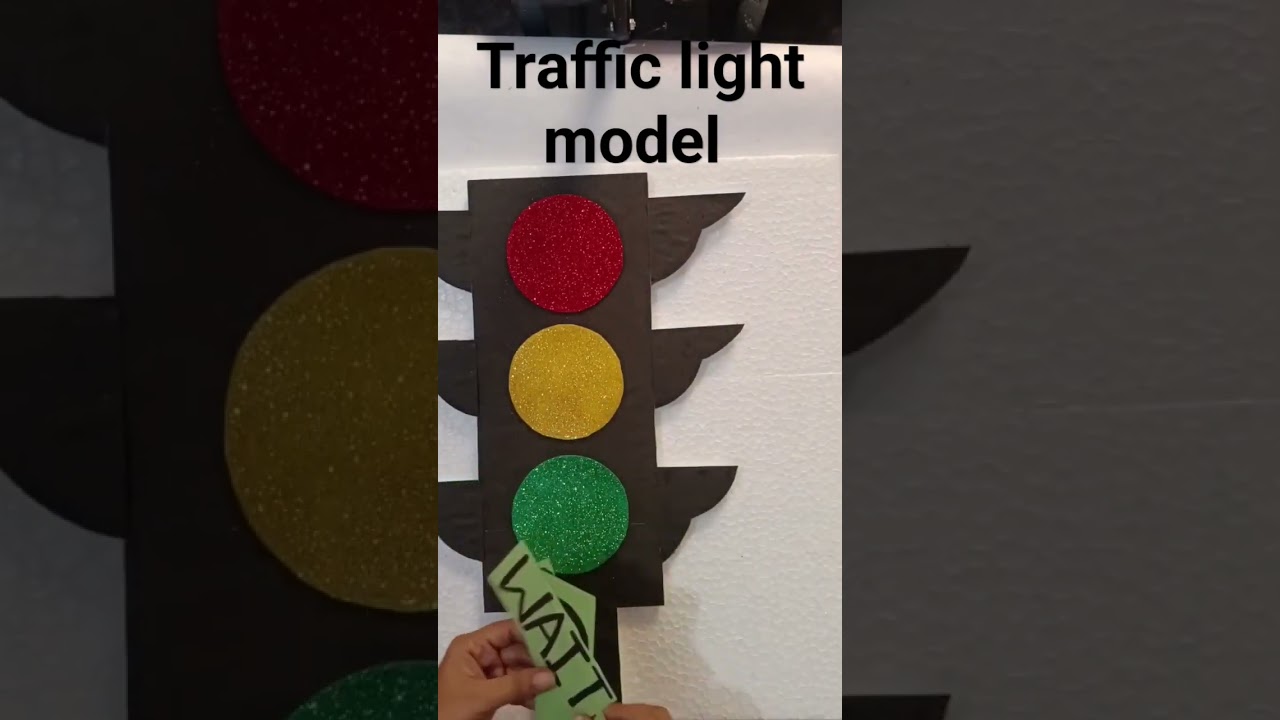 DIY Traffic Light Model for Easy Crafting