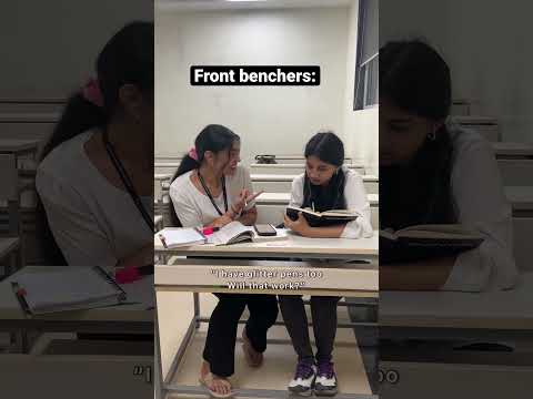 Front benchers vs back benchers #shorts #funny #school #college #students