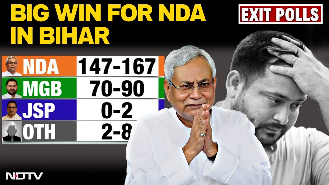Bihar Exit Poll 2025: BJP & JD(U) Lead