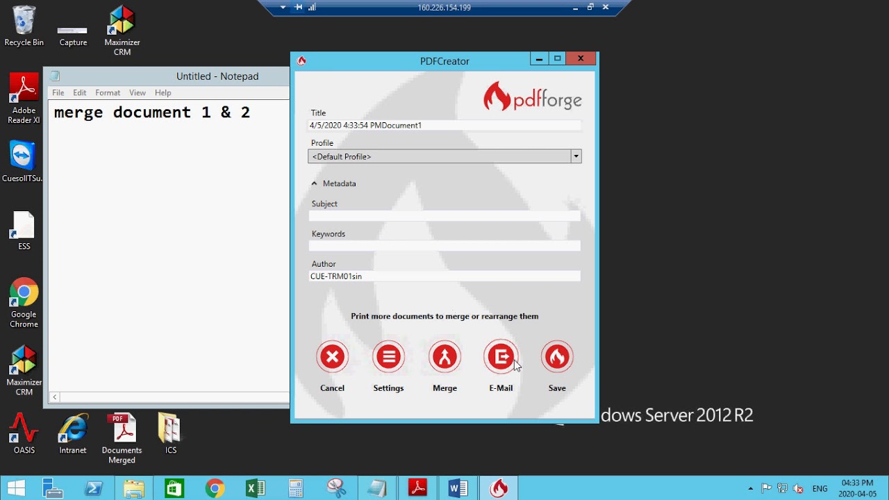 Combining Documents with PDFCreator: A Guide for DOCX and PDF Files