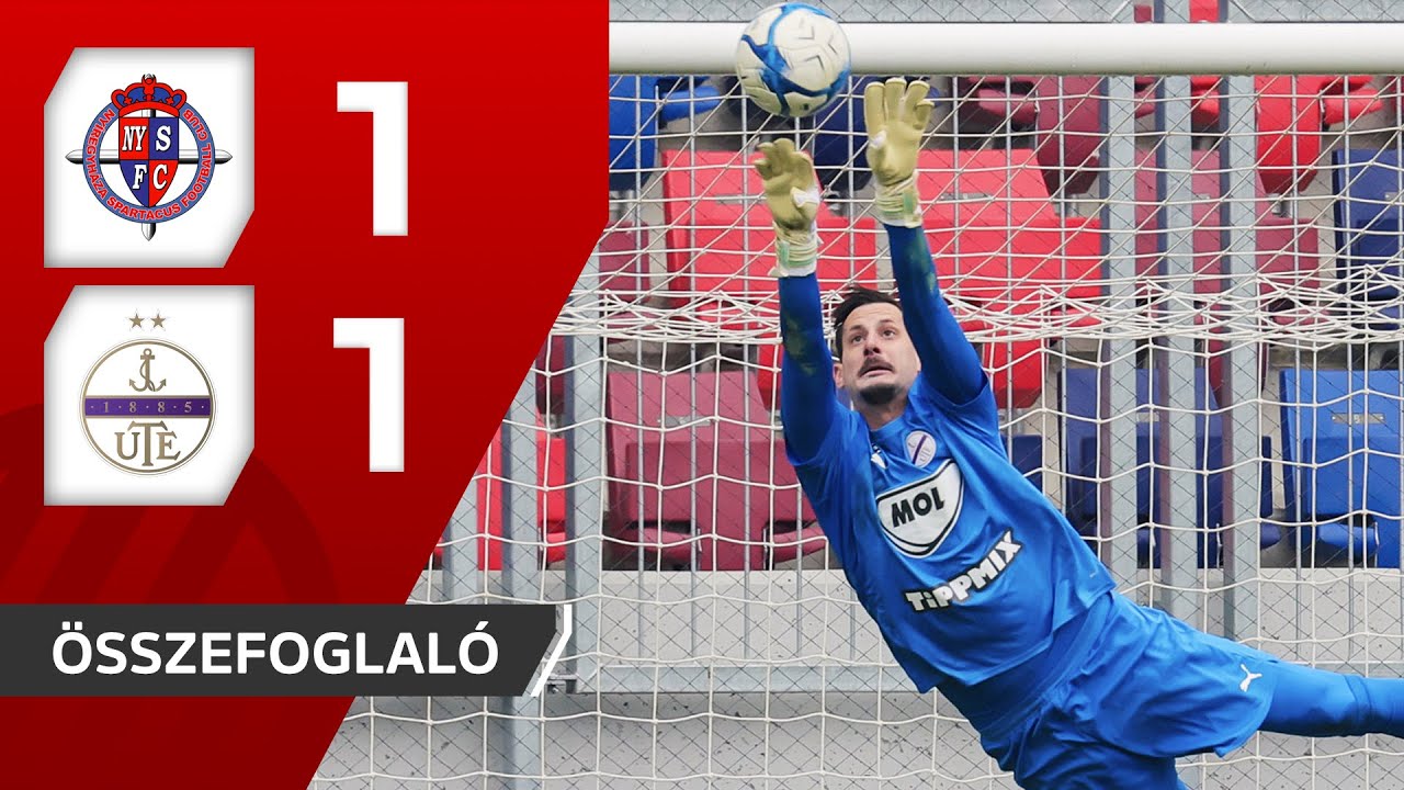 Fizz Liga: Nyíregyháza Spartacus–Újpest 1–1 | összefoglaló