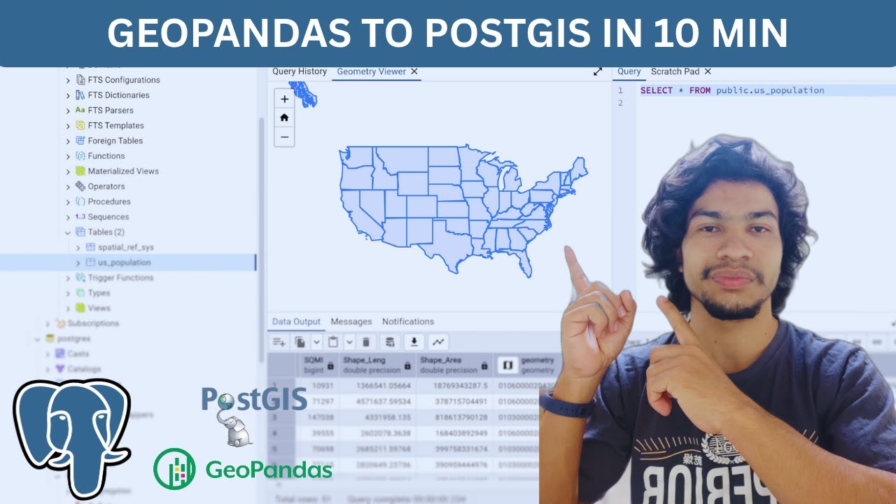 Upload Shapefile to PostgreSQL with Python & GeoPandas