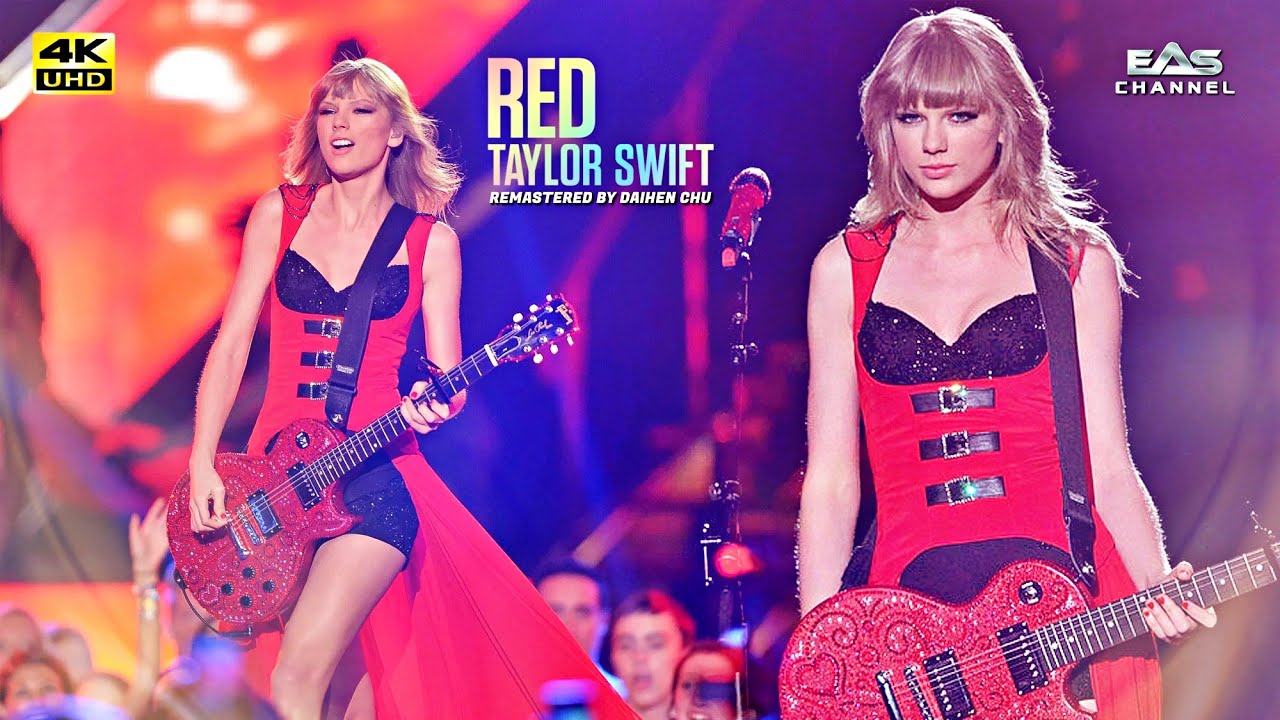 Red by Taylor Swift 🎶 Remastered in Stunning 4K & 60fps | CMT 2013 Performance