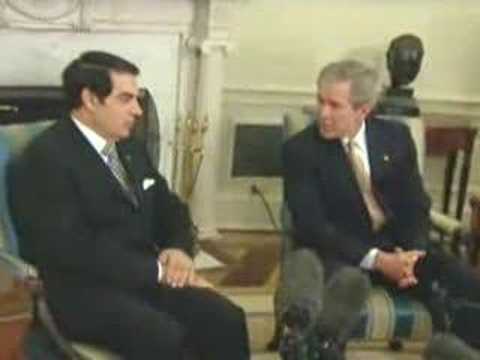 Ben Ali Humiliated by Bush in US Visit 🇺🇸