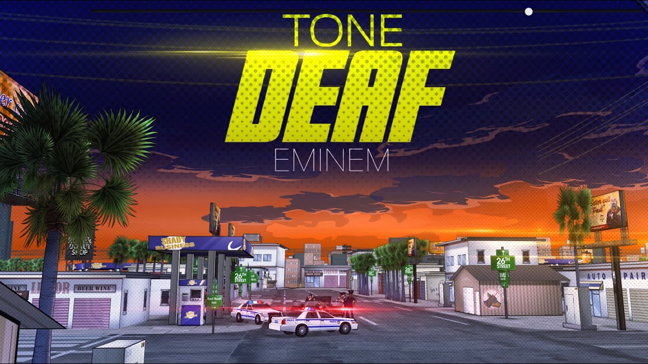 Eminem - Tone Deaf Lyric Video 🎤