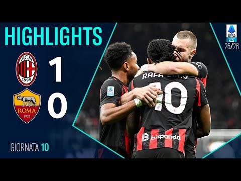 Milan Roma | 1-0 | Gli Highlights | Lega Serie A 2025 | Paulo Dybala RIGORE SBAGLIATO