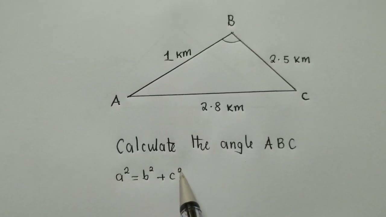 Cosine Rule in Trigonometry π