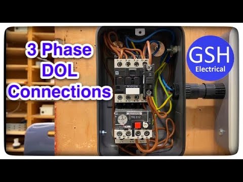3-Phase DOL Starter Wiring & Connections Explained ⚡