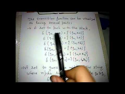 Even palindrome using NPDA Part -3