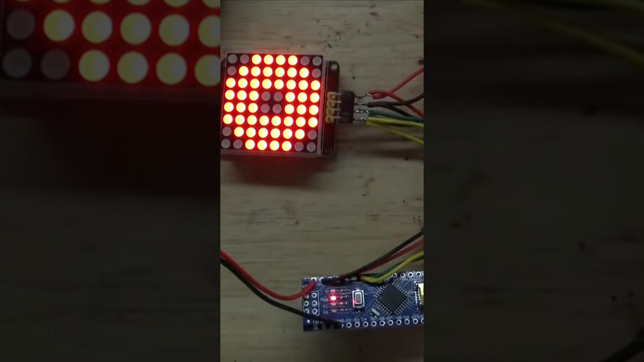 Arduino Nano with 8x8 LED Matrix