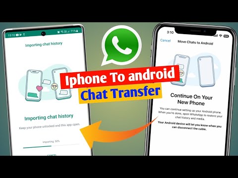 Transfer WhatsApp Chat from iPhone to Android 📱
