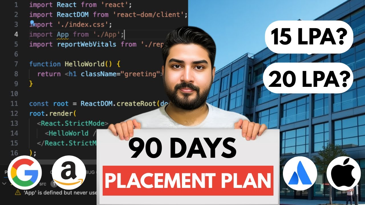 90-Day Placement Preparation Plan for College Students and Freshers