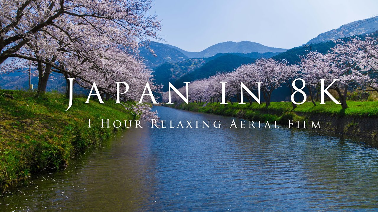 Japan in 8K: 1-Hour Relaxing Aerial Tour 🇯🇵