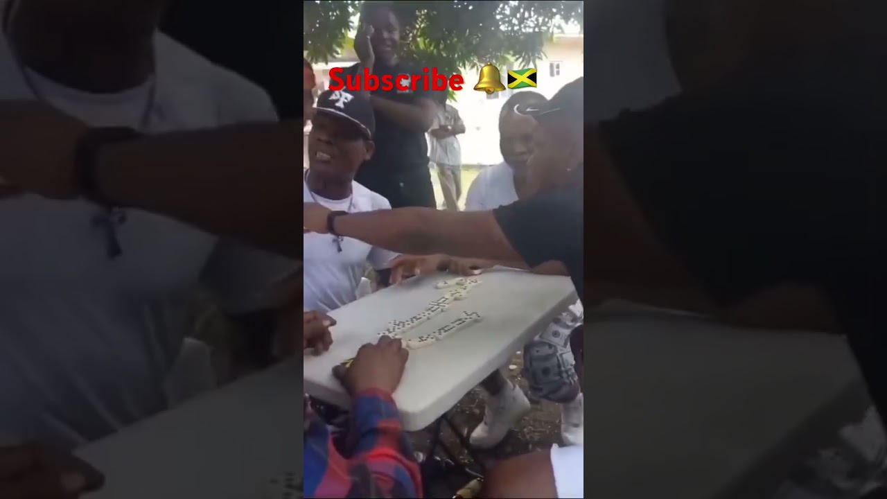 Jamaican Men Play Dominoes Seriously ๐ฏ๐ฒ