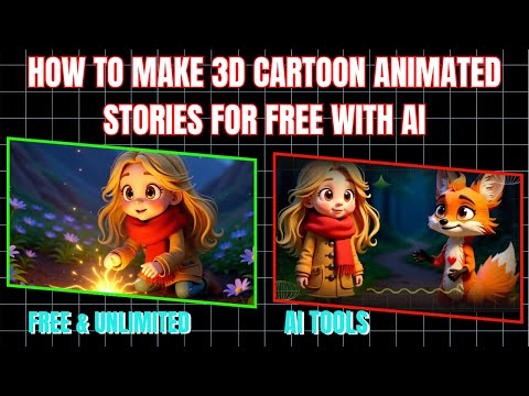 HOW TO MAKE 3D CARTOON ANIMATED STORIES FOR FREE WITH AI