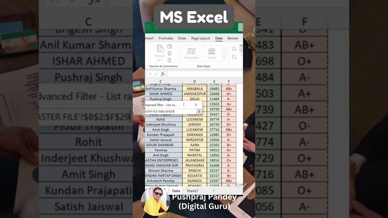 Excel: Transfer Data from Master to Multiple Sheets 📊