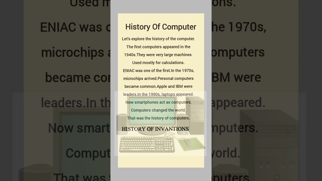 History of Computers Explained 📜