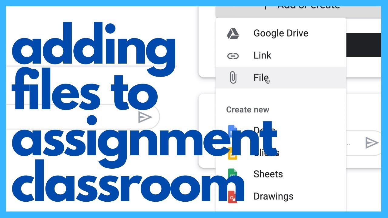 Attach Files to Google Classroom Assignments π