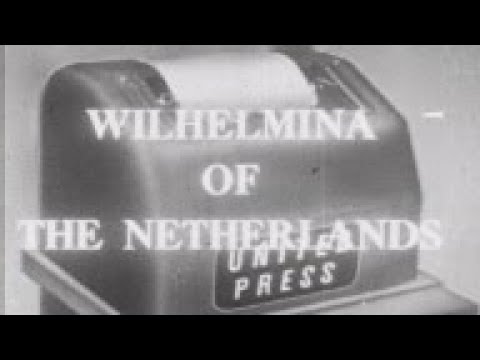 CAN 120 FILE FOOTAGE OF QUEEN WILHELMINA OF HOLLAND