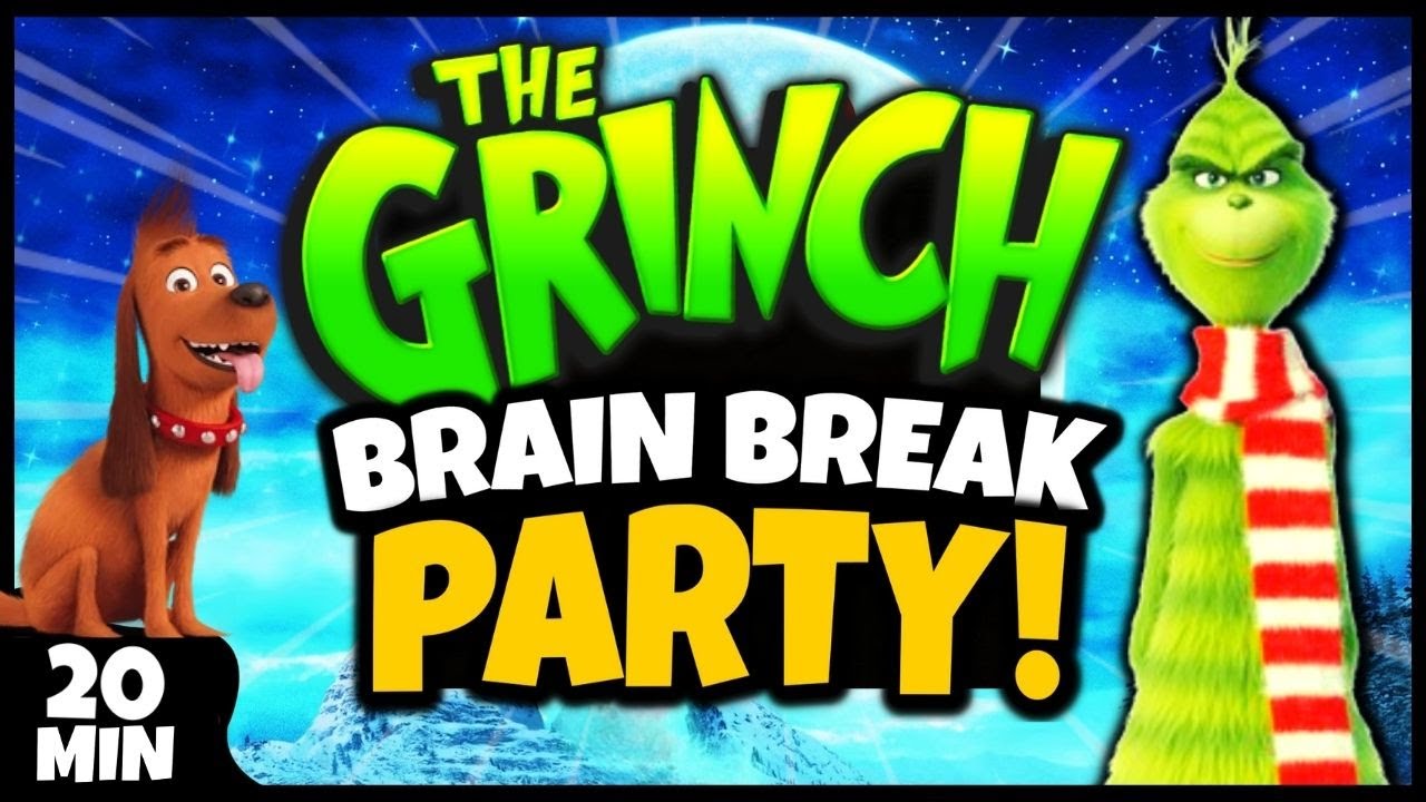 Grinch Brain Break Party: Freeze Dance & More 🎄