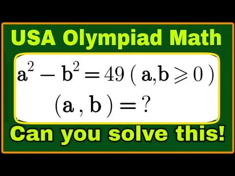USA|A Beautiful Algebra Olympic Math Problem| Brain Booster Math|Tricky Olympiad Math|Can you solve!