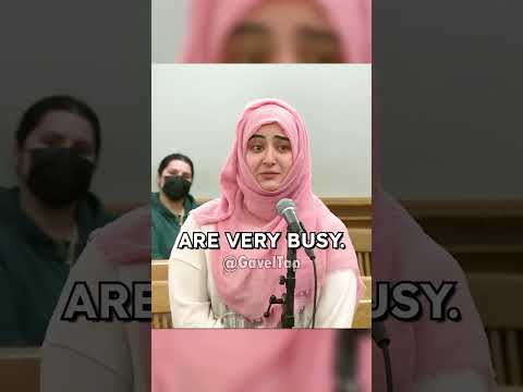 Sweetest Pakistani Girl Goes To Court 🥰